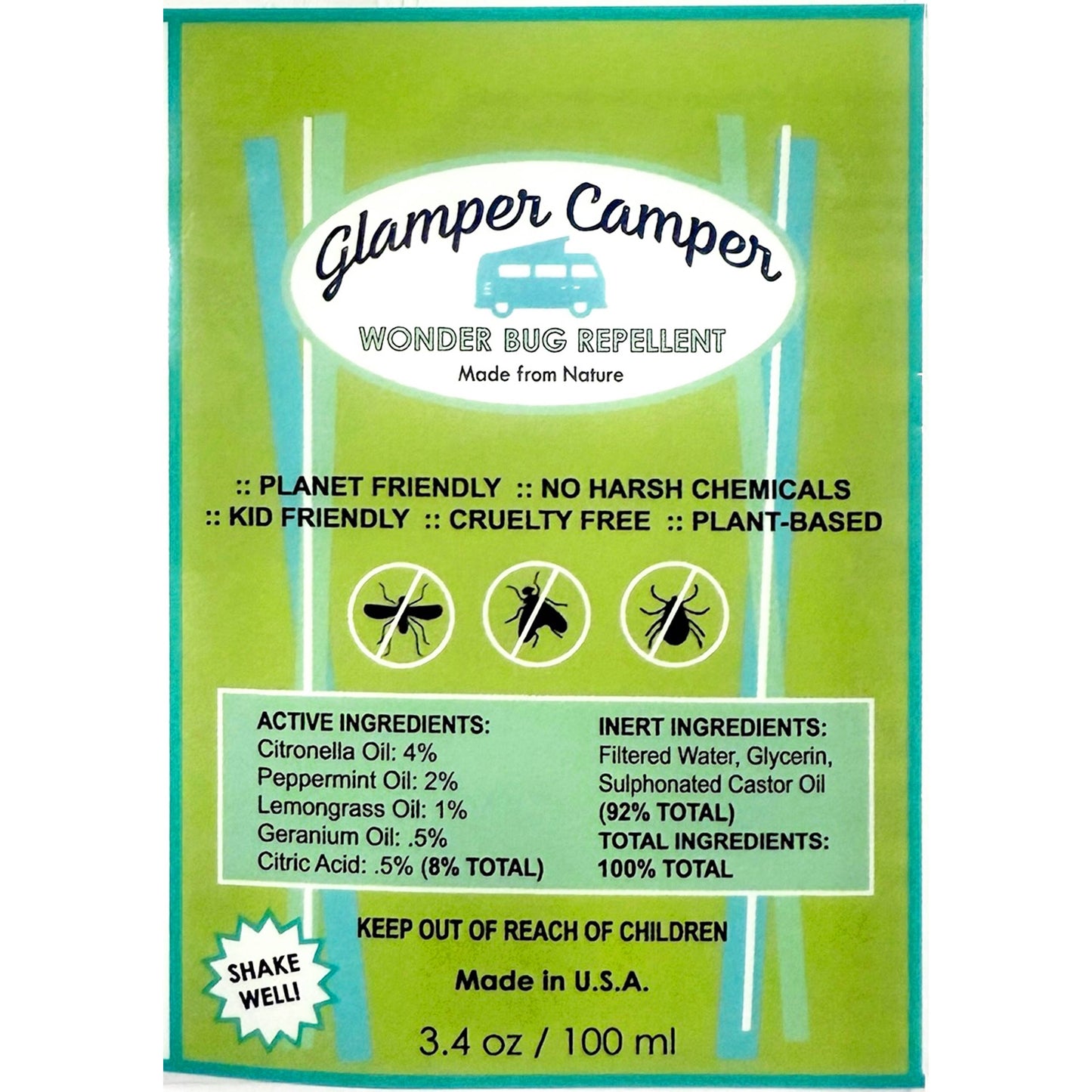 Glamper Camper Wonder Bug Repellent