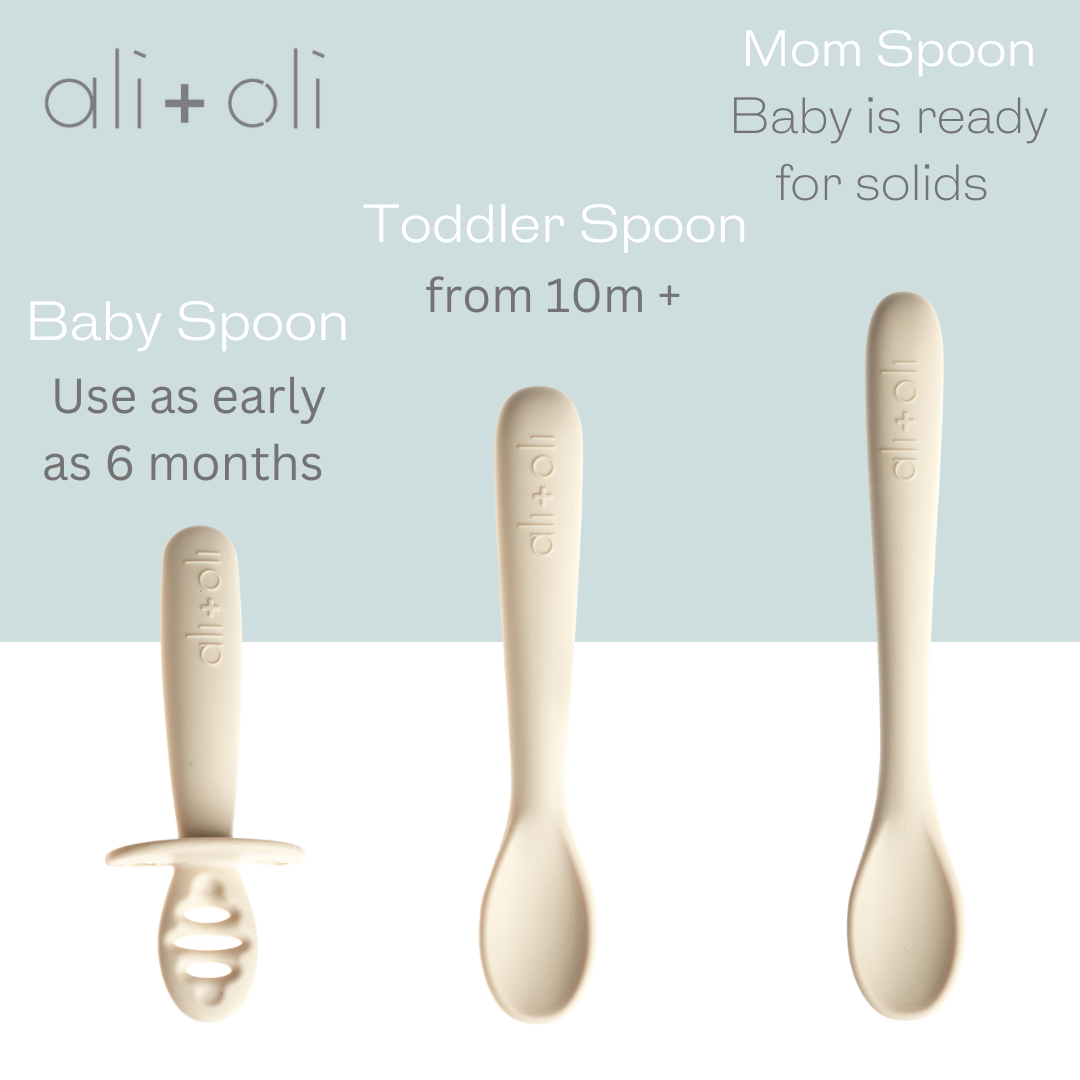 (3-pc) Multi Stage Spoon Set for Baby (Coco) 6m+
