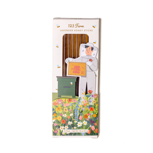 Lavender Honey Sticks – 10 Pack with Storybook Style Design