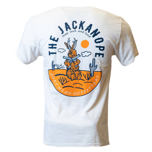 Jackanope Men's Screen Printed Cotton-Polyester T-Shirt