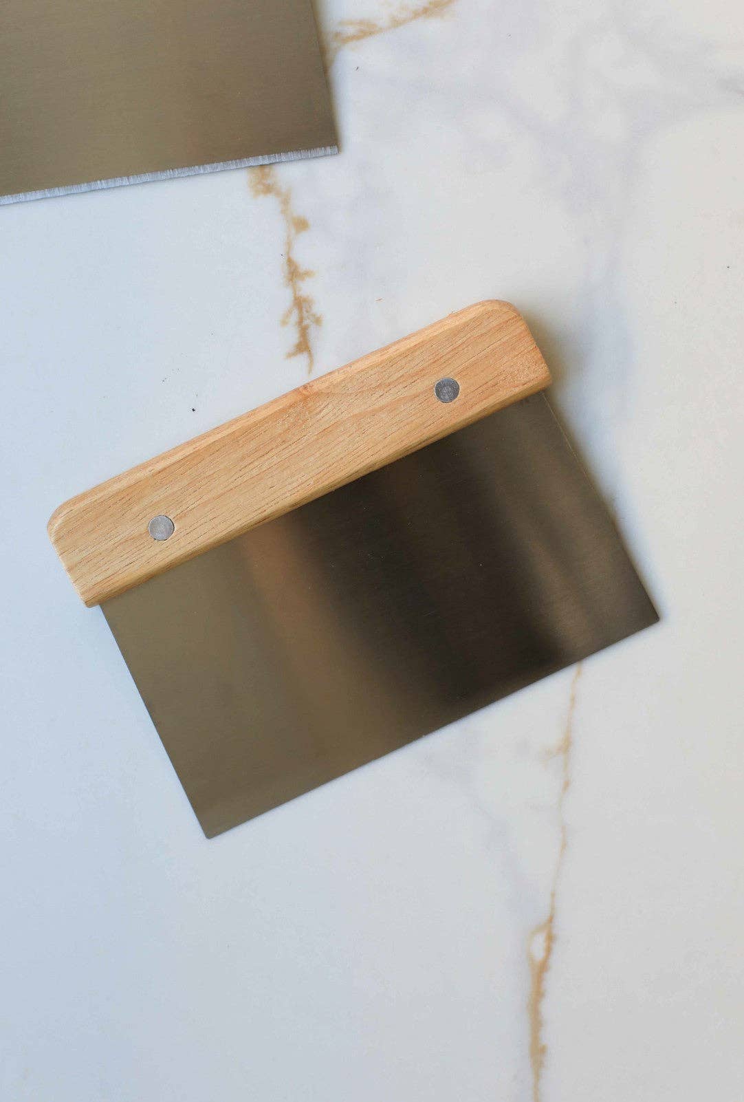 Stainless Steel Dough Scrapers: Bronze