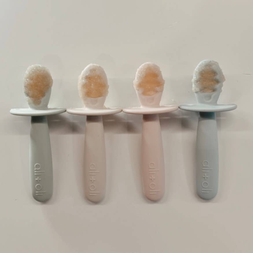 (3-pc) Multi Stage Spoon Set for Baby (Blush) 6m+